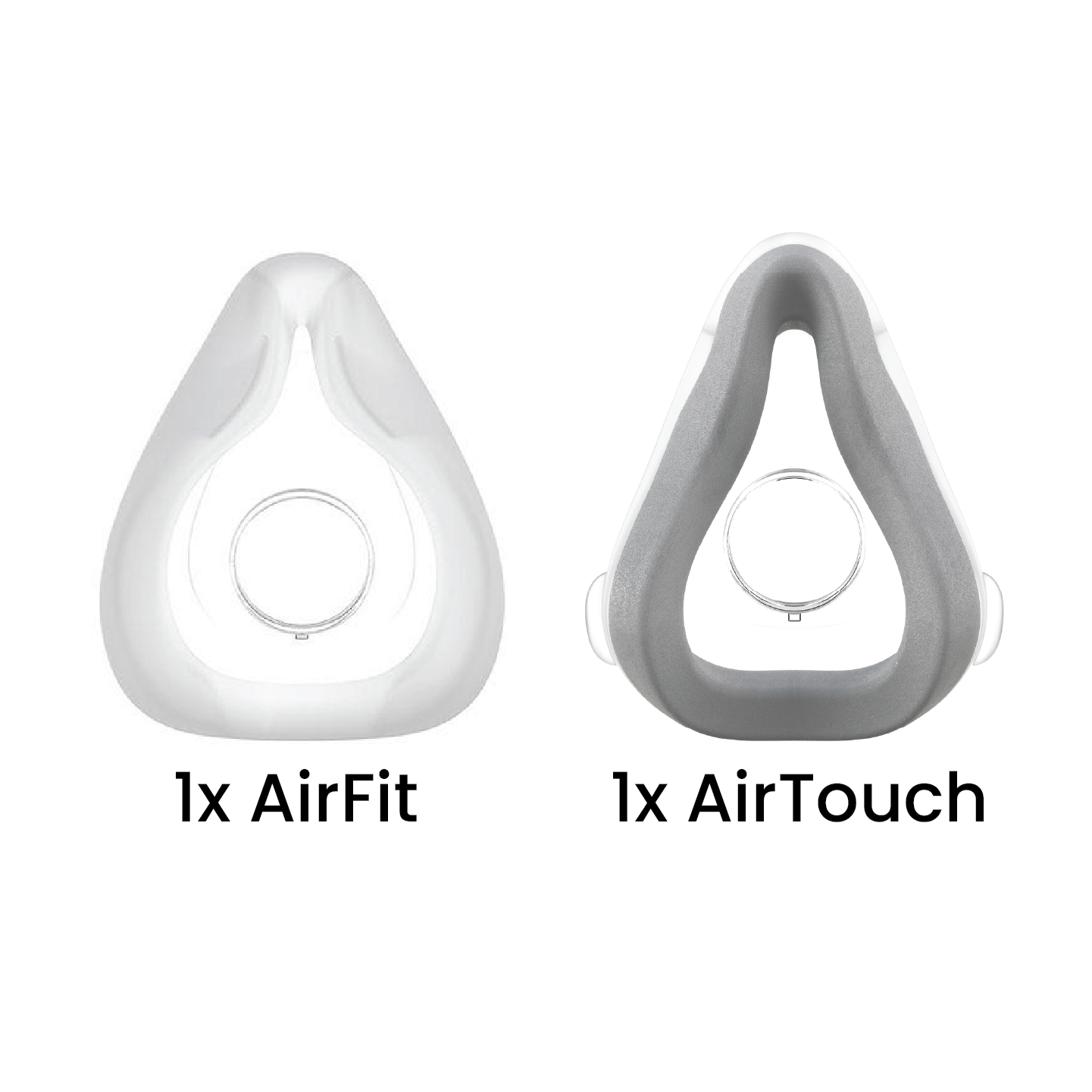 AirTouch™ and AirFit™ Cushion F20 Full Face for Her CPAP Mask Bundle
