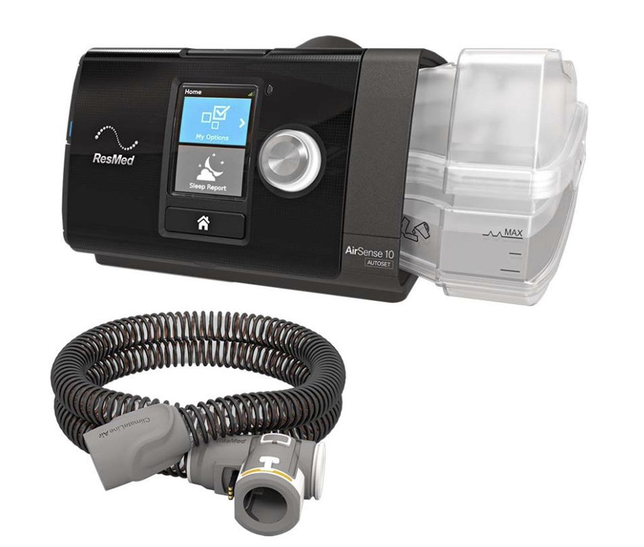 AirSense™ 10 AutoSet™ CPAP Machine With HumidAir & ClimateLineAir Heated Tubing
