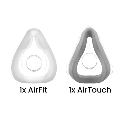 AirTouch™ and AirFit™ Cushion F20 Full Face for Her CPAP Mask Bundle