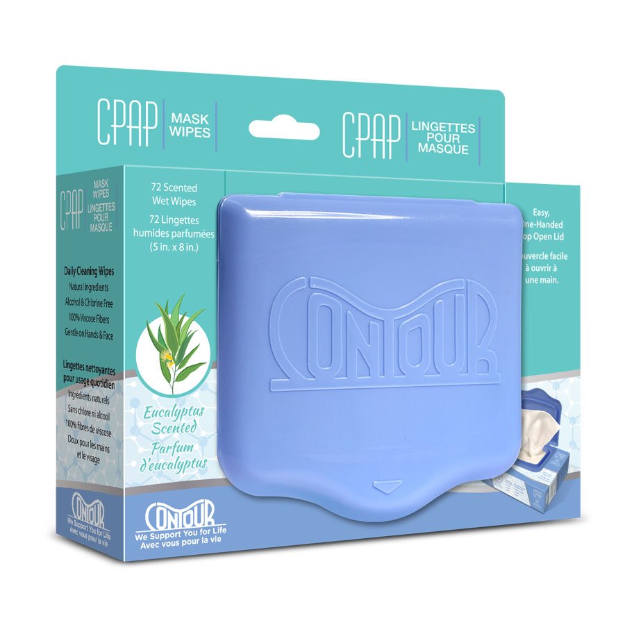 Contour Flat Pack CPAP Wipes 72 Wipes