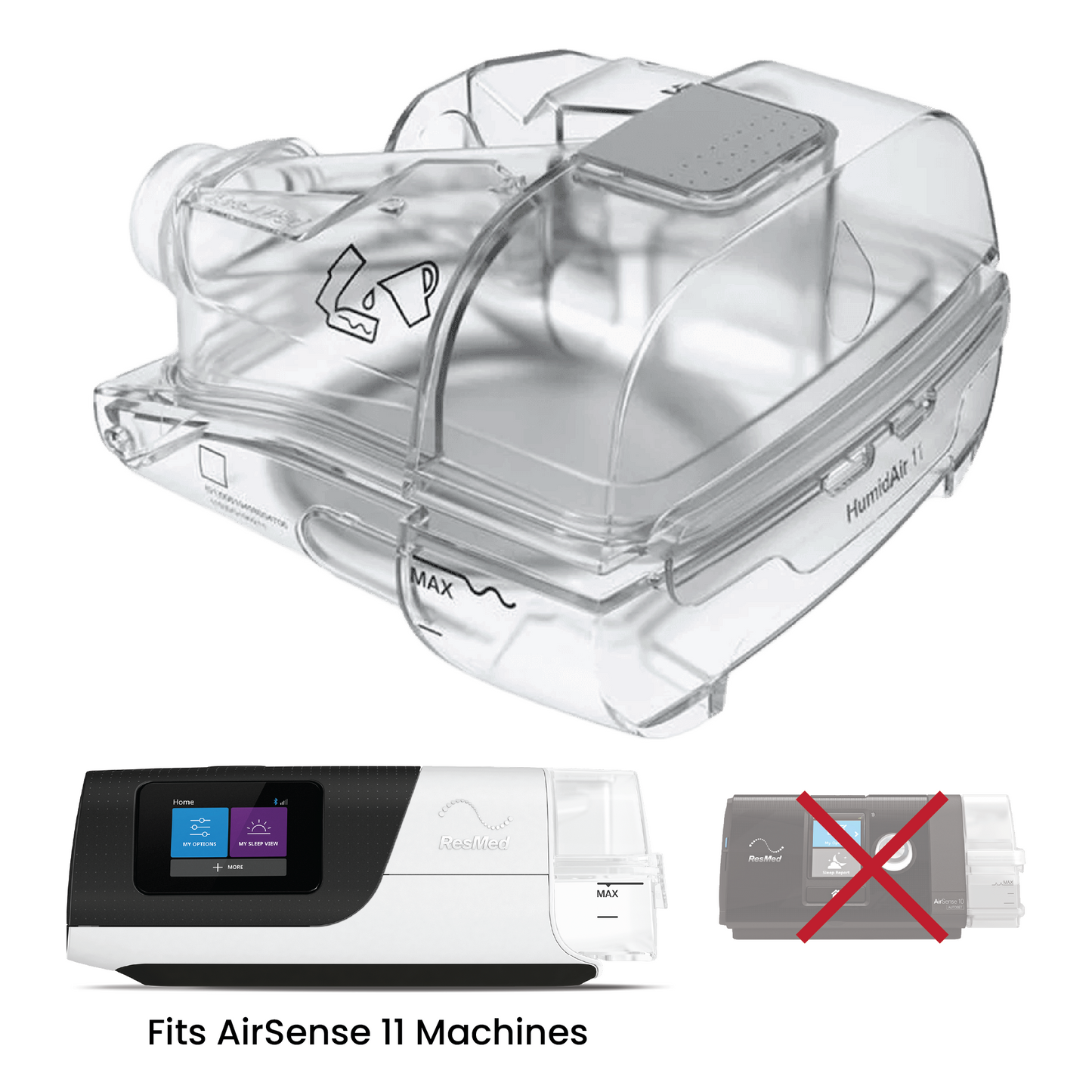 Cleanable Water Chamber for AirSense™ 11 Humidair™ Heated Humidifier