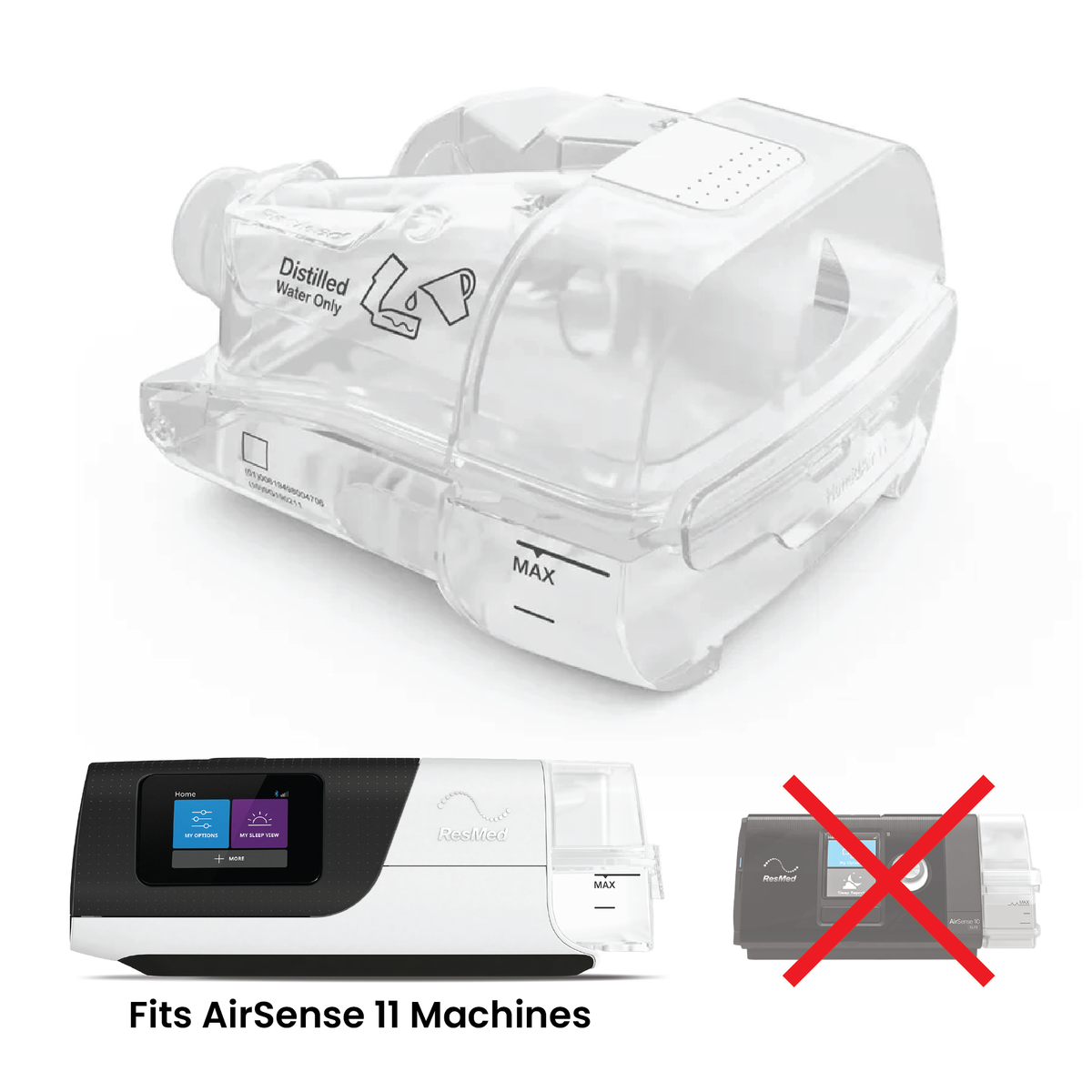 Standard Water Chamber for AirSense™ 11 Humidair™ Heated Humidifier